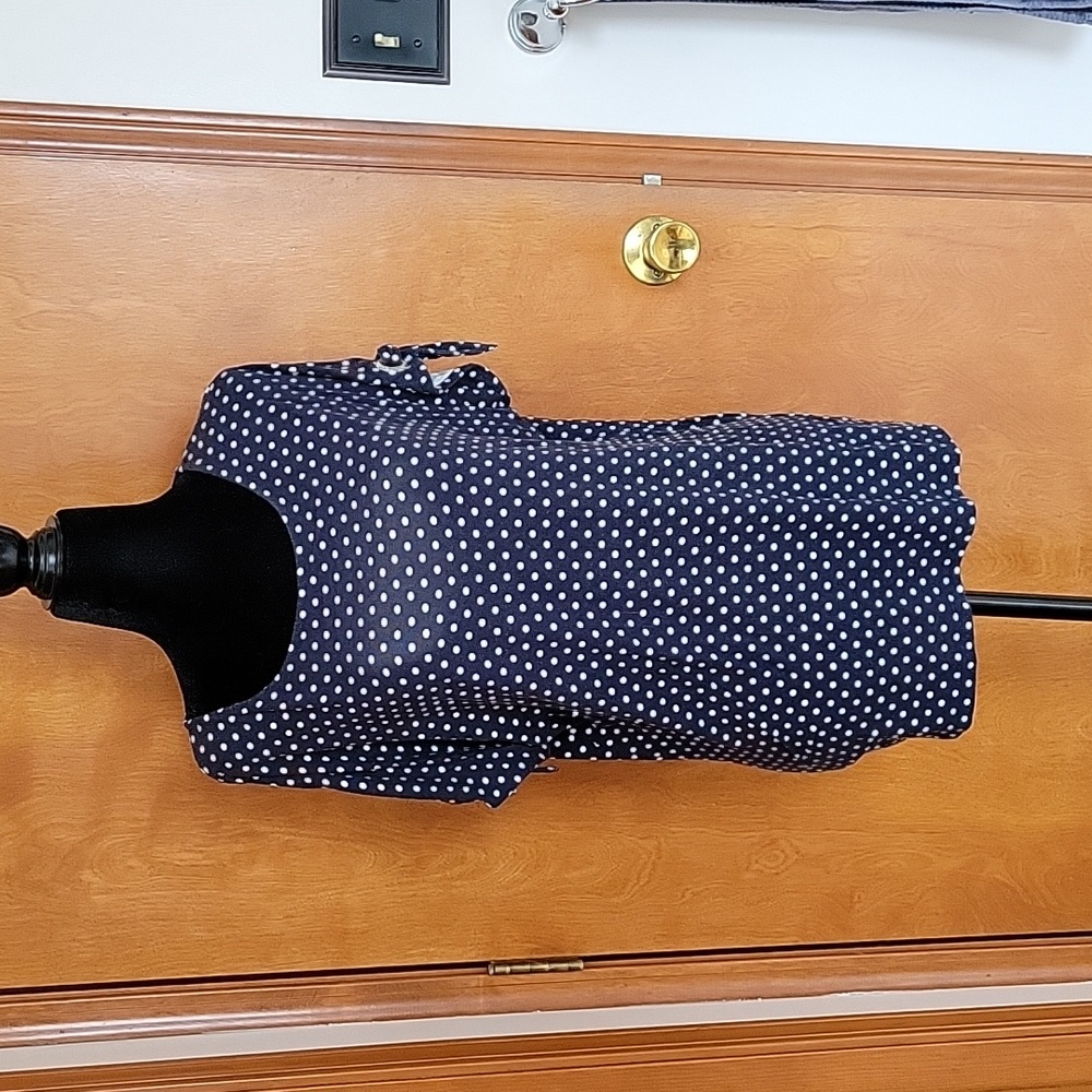 Calvin Klein polka dot short sleeve shirt